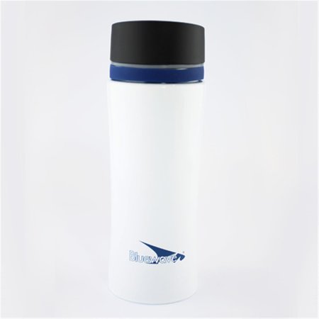 BLUEWAVE LIFESTYLE D2 Double Wall Stainless Steel Insulated Tumbler Mug Winter White 12 oz PKDB35AWhite